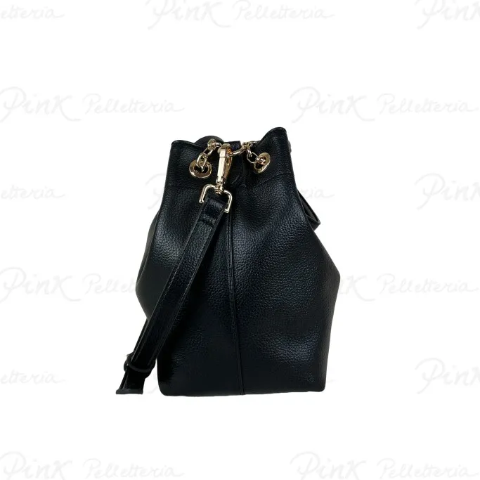 -TWINSET Drawstring Due Manici Grande Eco Morbida 242TD8232 S13668 00006 Nero