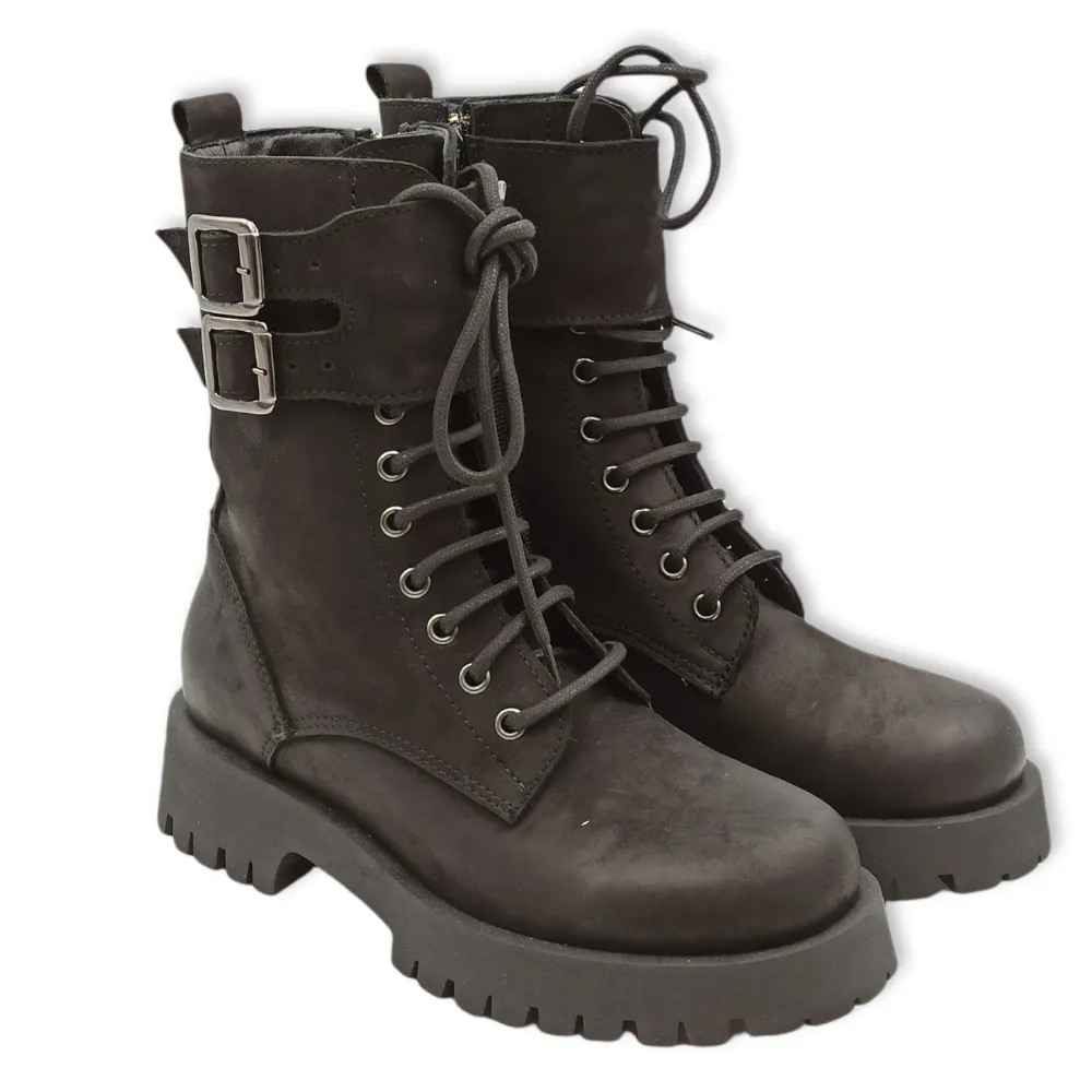 Anfibio in nabuk donna Lola Peres 92990 NABUK NERO