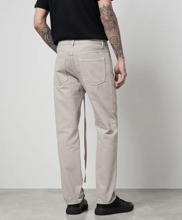 Ann Demeulemeester Jeans Govaart grigi 2401MTR42DFA038