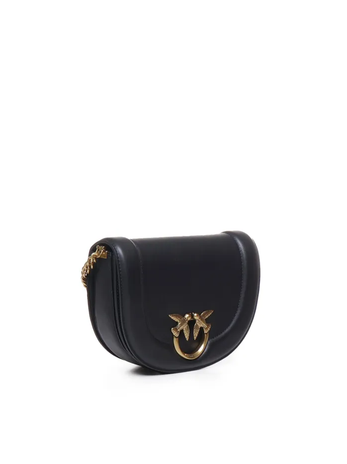 BORSA CLASSIC LOVE CLICK ROUND IN PELLE