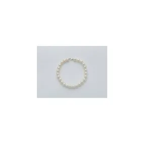 BRACCIALE DI PERLE MILUNA 6,5-7 Con Chiusura In ORO BIANCO 18 KT PBR2637