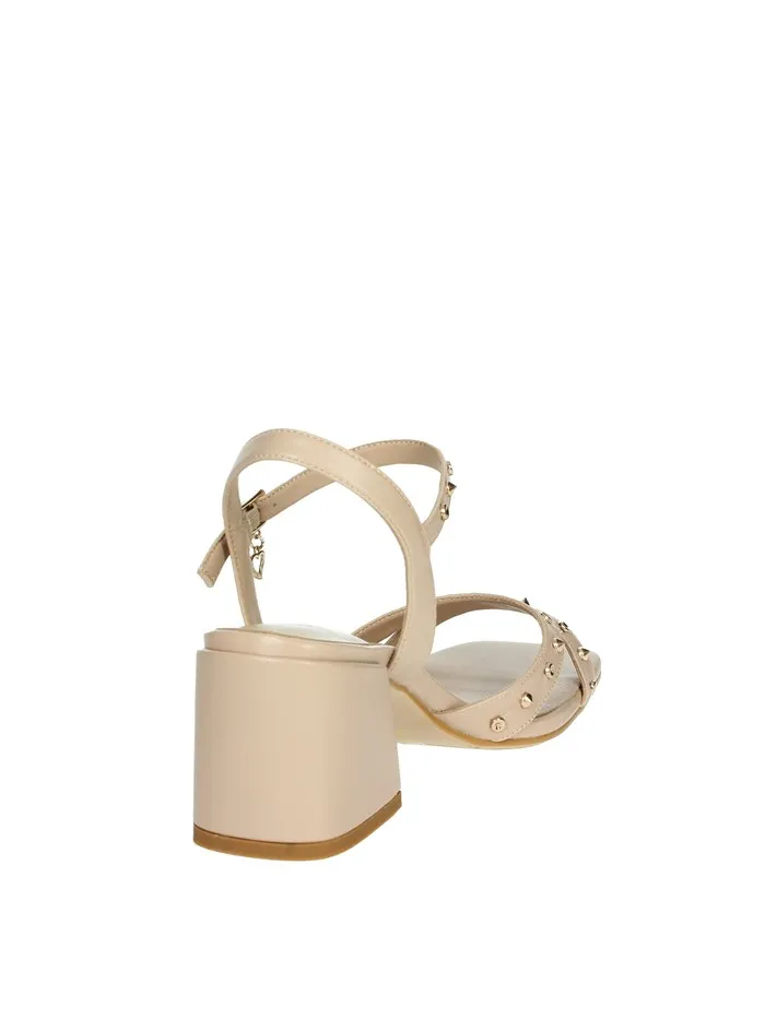BRACCIALINI  SANDALI CON TACCO BB51 NATURALE