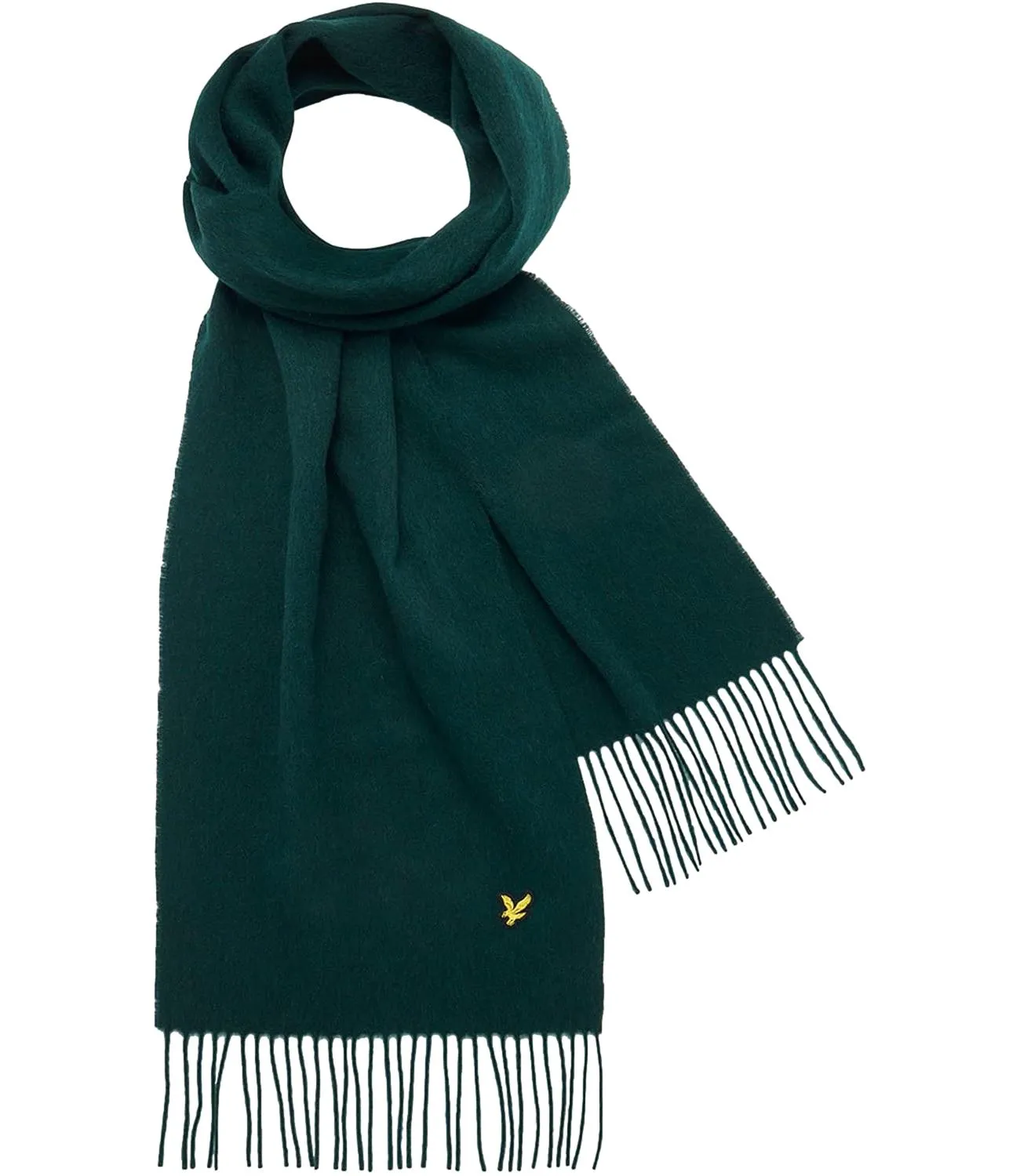 Brand lyle-scott LYLE & SCOTT Sciarpa/Foulard Dark green Uomo lamsbwool scarf