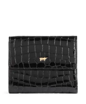  Braun Büffel Verona Portafoglio pelle di vitello goffrata nero  