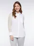 Camicia con maniche a rete