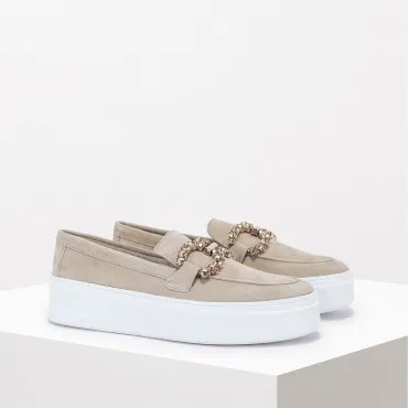  FRAU Mocassino accessorio Col. Beige