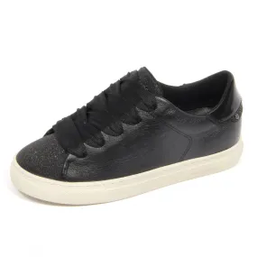 G4192 sneaker bimba girl CRIME black leather glitter shoe kid