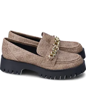 Guess mocassino donna bei-brown