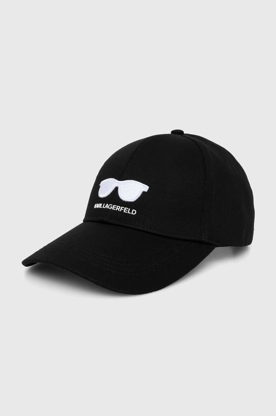 Karl Lagerfeld berretto da baseball in cotone
