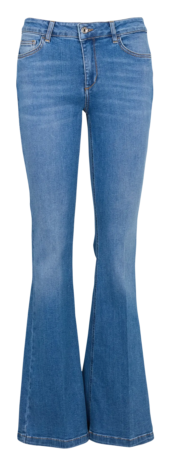  LIU JO   Jeans a zampa delefante in misto cotone | Jeans slavati