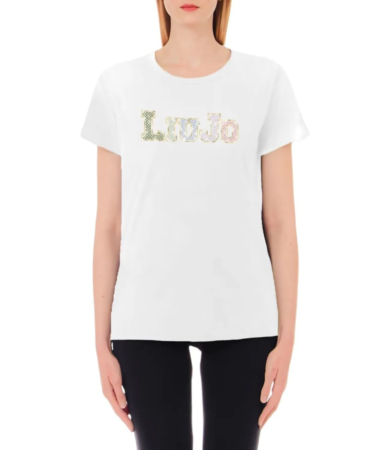 Liu Jo T-shirt Donna Mod. TA4204 JS923 10604 White
