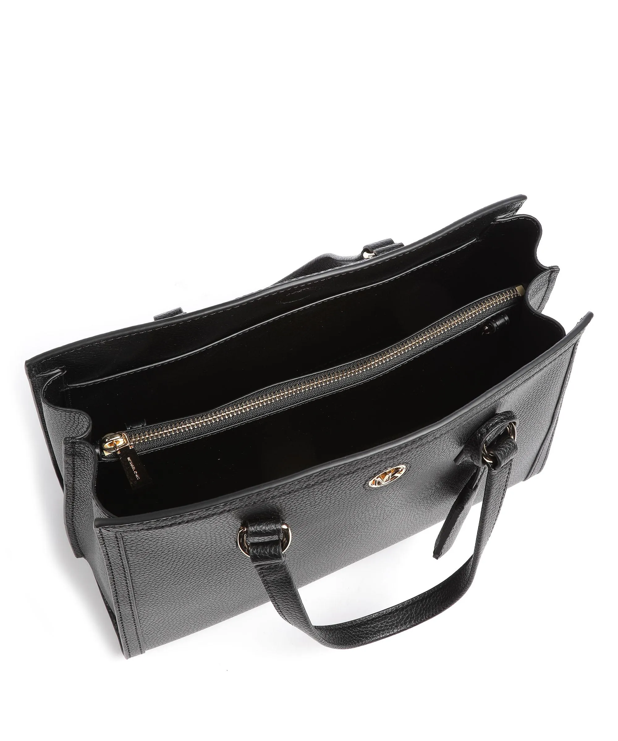  Michael Kors Chantal Borsa a mano pelle di vacchetta grana nero  