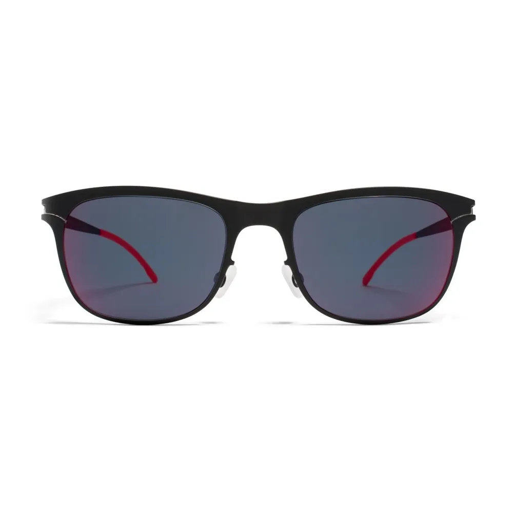 Mykita - Jaguar - Mykita First - Nero Lampo Scarlatto - Metal Collection - Occhiali da Sole - Mykita Eyewear