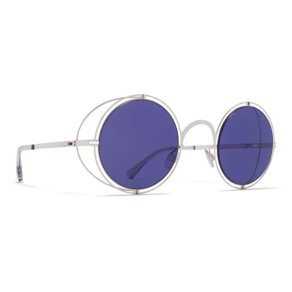 Mykita - MMCRAFT001 - Mykita & Maison Margiela - Argento Indaco - Metal Collection - Occhiali da Sole - Mykita Eyewear