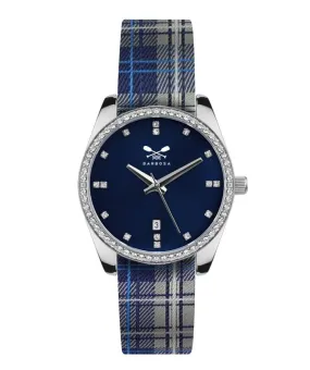 OROLOGIO MOONLIGHT  dm. 36,5 JACQUARD SCOZZESE GRIGIO