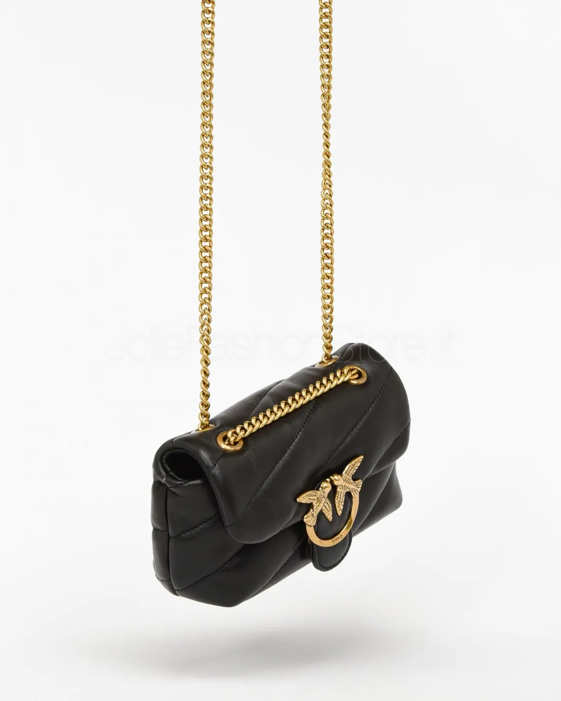 ---------------  ---------------  ---------------  ---------------  --------------Pinko Clutch Love Puff Baby Nappa Black Antiqu
