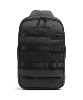  Piquadro FX Borsa sling nylon nero  