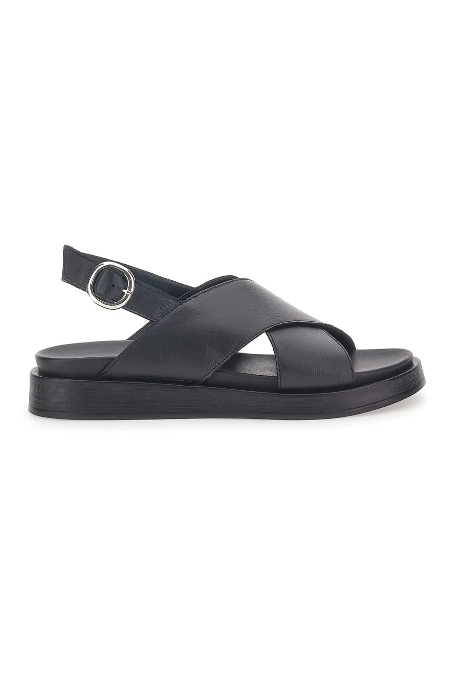   PITTARELLO Sandali in Vera Pelle Neri Pittarello Capsule 28063