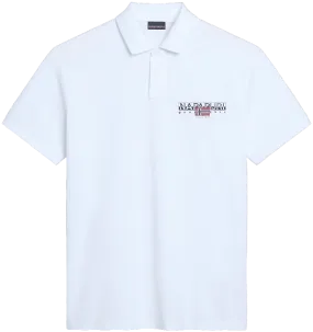 POLO DA UOMO NAPAPIJRI E-AYLMER BRIGHT WHITE NP0A4HTN 002