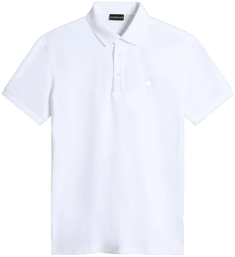 POLO DA UOMO NAPAPIJRI EOLANOS 3 BRIGHT WHITE NP0A4GB3 002