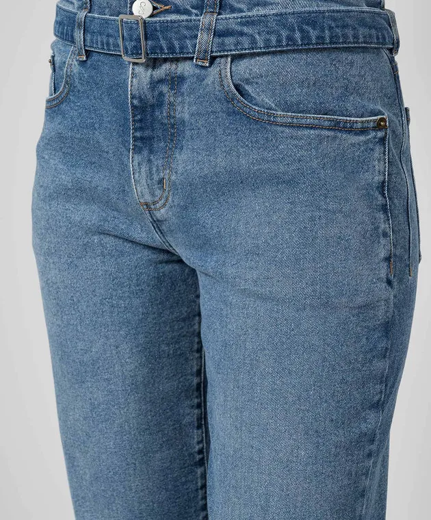 PROENZA SCHOULER Jeans Ellsworth blu effetto consumato R2428000DC059