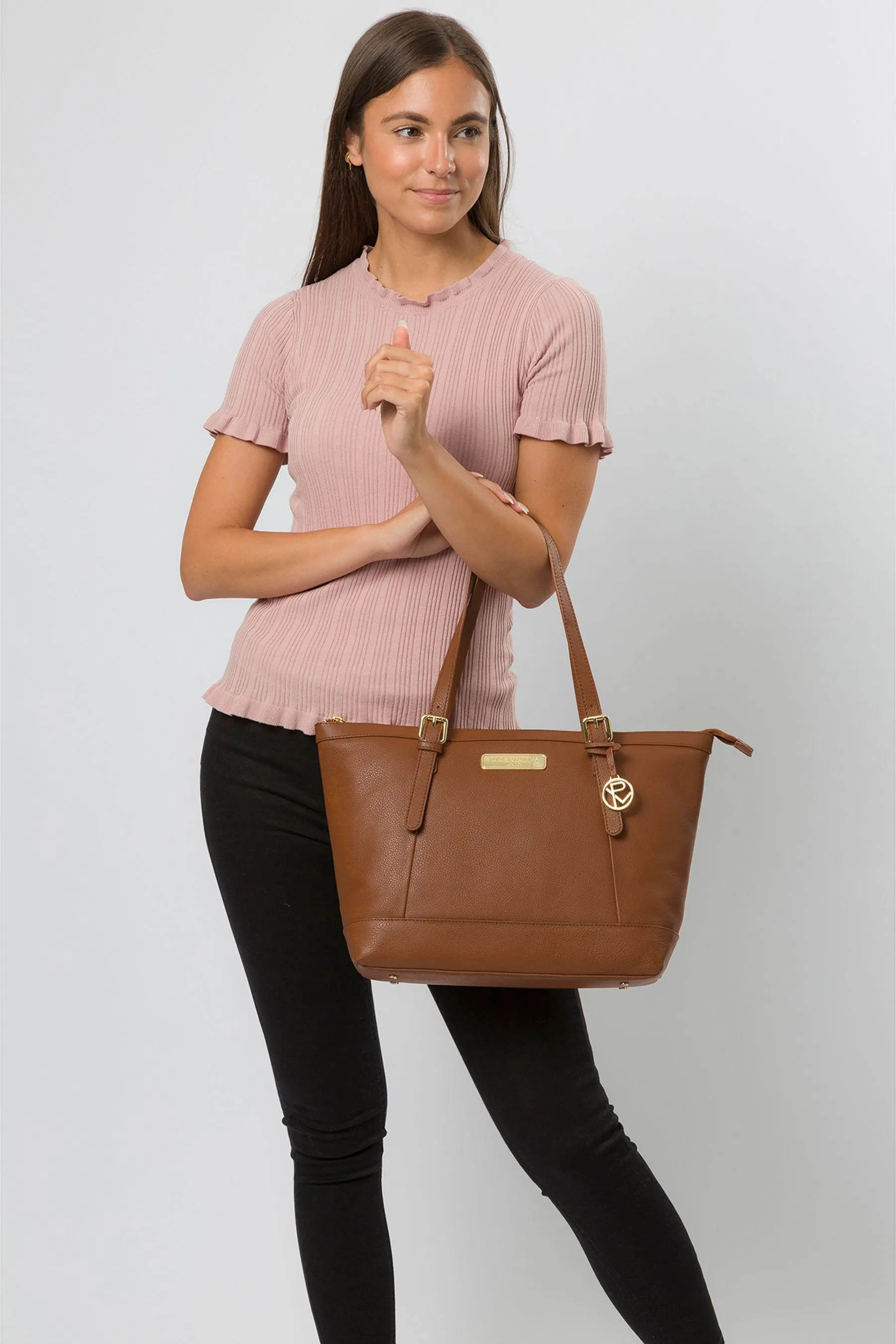 Pure Luxuries London - Emily - Borsa shopping in pelle    