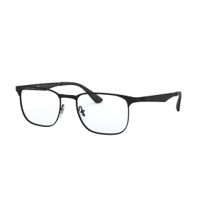   Ray-Ban RX 6363 - 2904 Nero / Nero Opaco | Occhiale Da Vista Unisex 