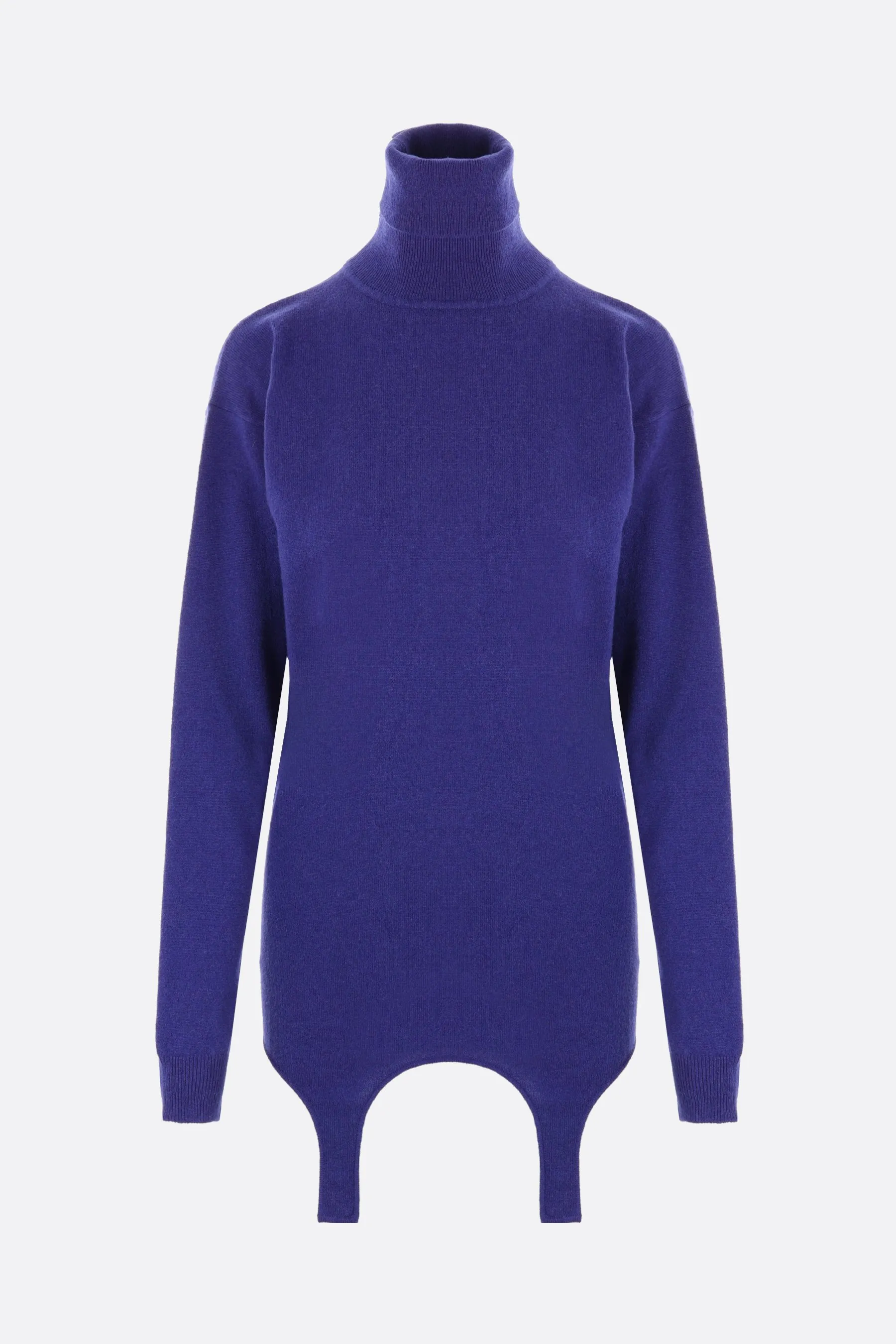  SAINT LAURENT dolcevita in cashmere con giarrettiera 