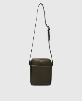 Serapian Borsa in pelle verde con logo SRCCHMML679919Y033