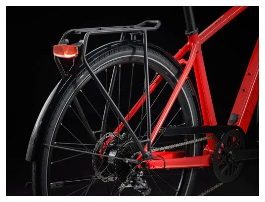 Trek FX+ 2 Shimano Altus 9V 250 Wh 700 mm Rosso 2023 Bicicletta elettrica da città
